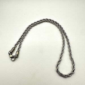 Unisex 4mm thick, 17" stainless steel‎ rope necklace!